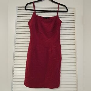 Endless Rose - Red Lightweight Sleeveless Slip Dress With Adjustable Straps